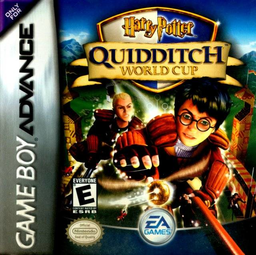 Harry Potter: Quidditch World Cup box art for GameBoy Advance